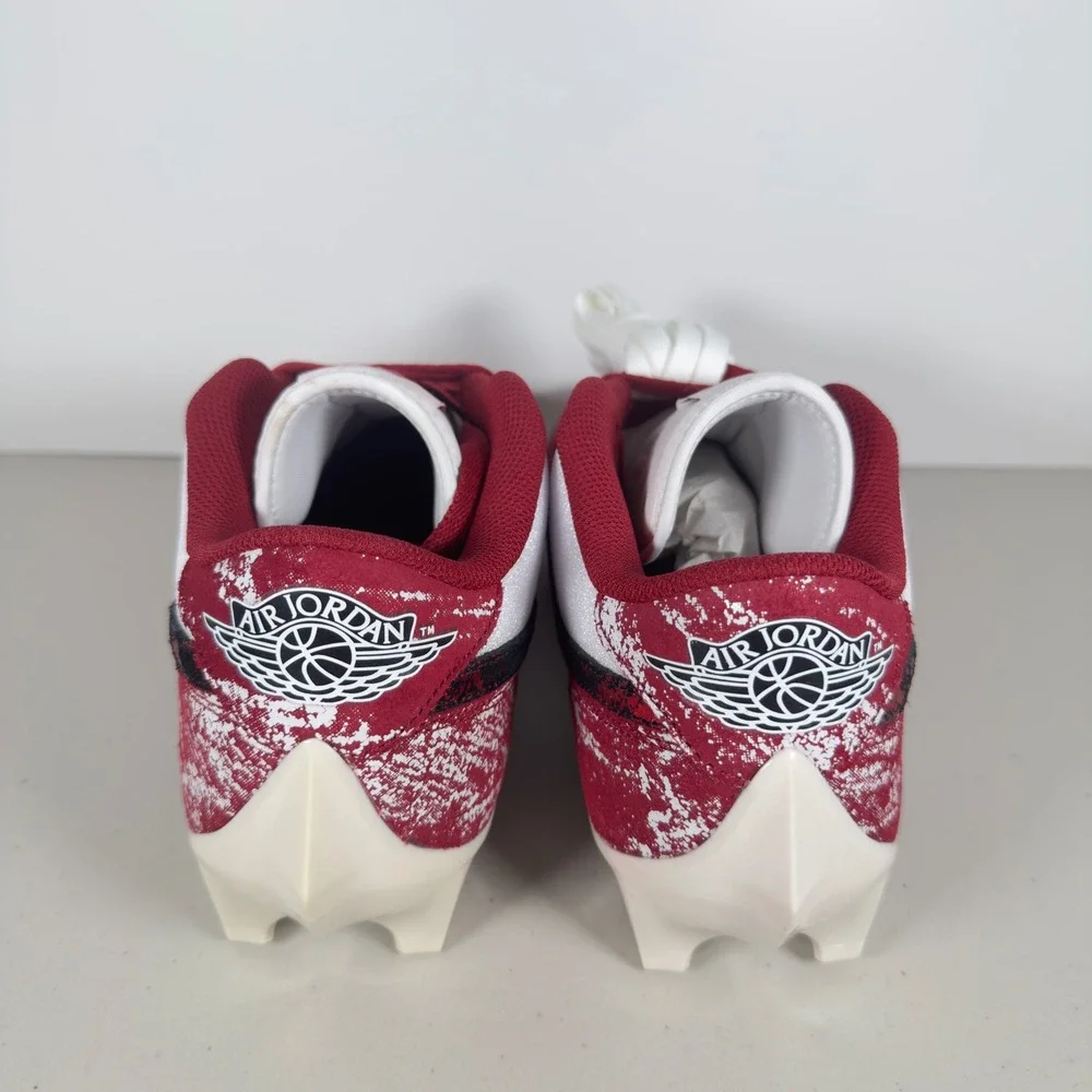 Jordan 1 Low Vapor Edge Oklahoma Sooners OU PE Football Cleats Mens Size 11